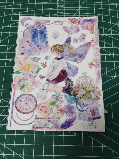 梦幻西游手账拼贴贴纸制作教程及创意素材